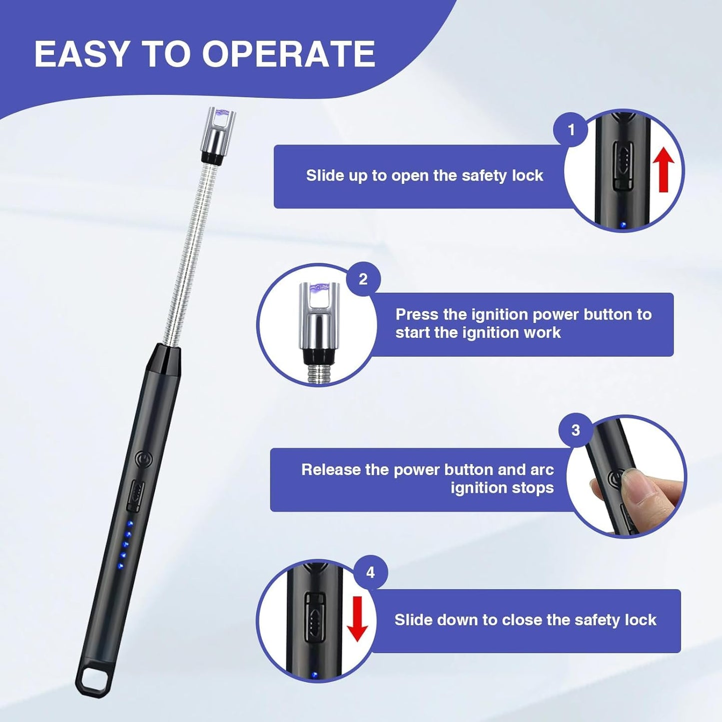 Electric 360° Flexible Plasma USB Lighter