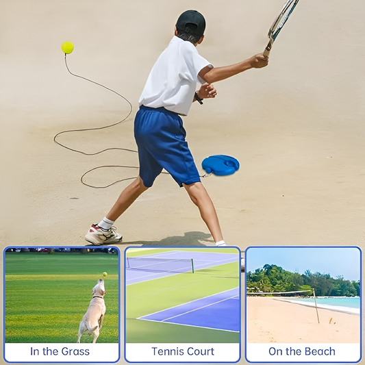Tennis Rebound Ball with String | Outdoor/Indoor Practice