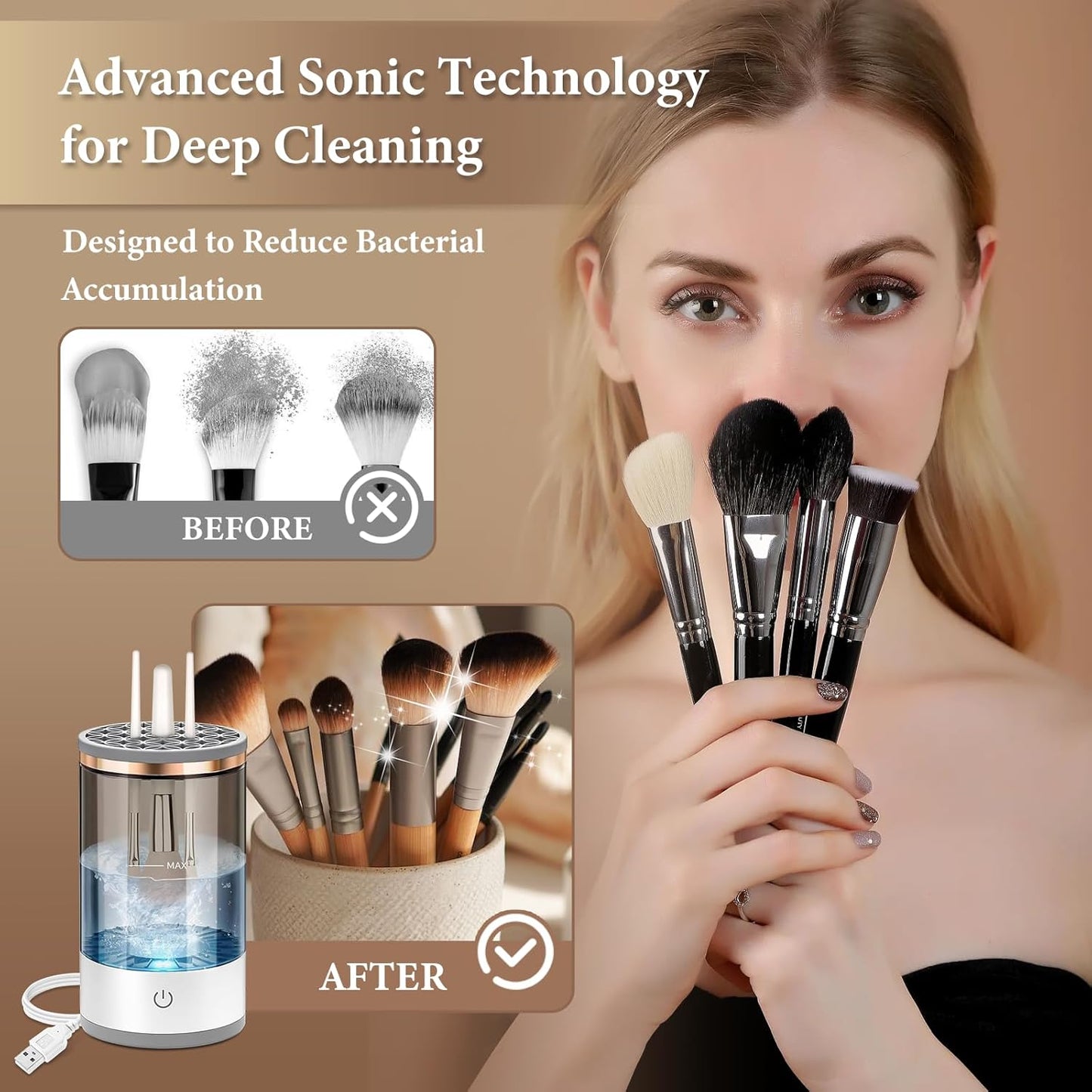 Electric Makeup Brush Cleaner