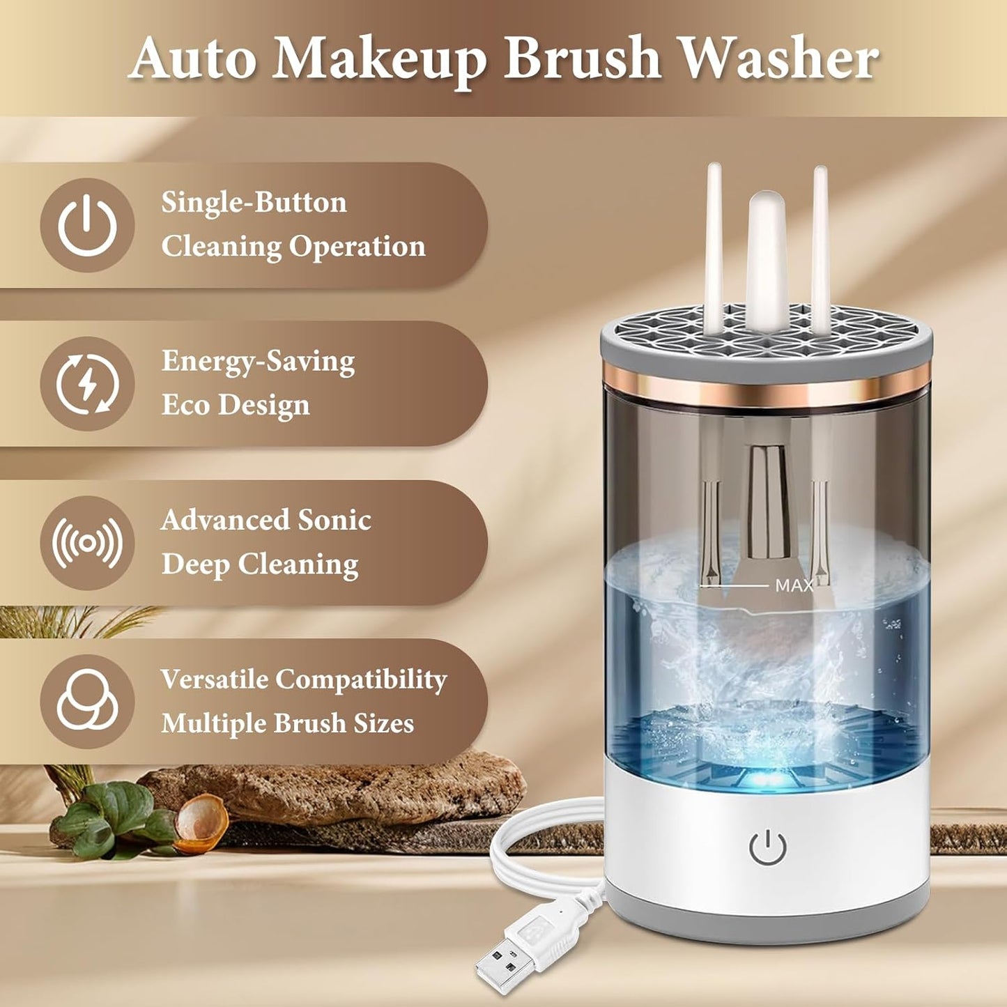 Electric Makeup Brush Cleaner
