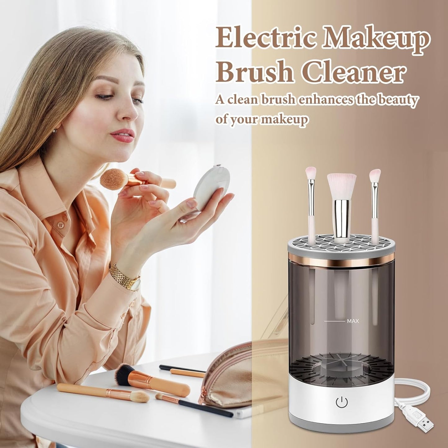 Electric Makeup Brush Cleaner