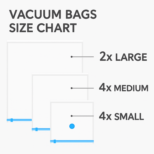 Vacuum Storage Bags (10 Pouches)